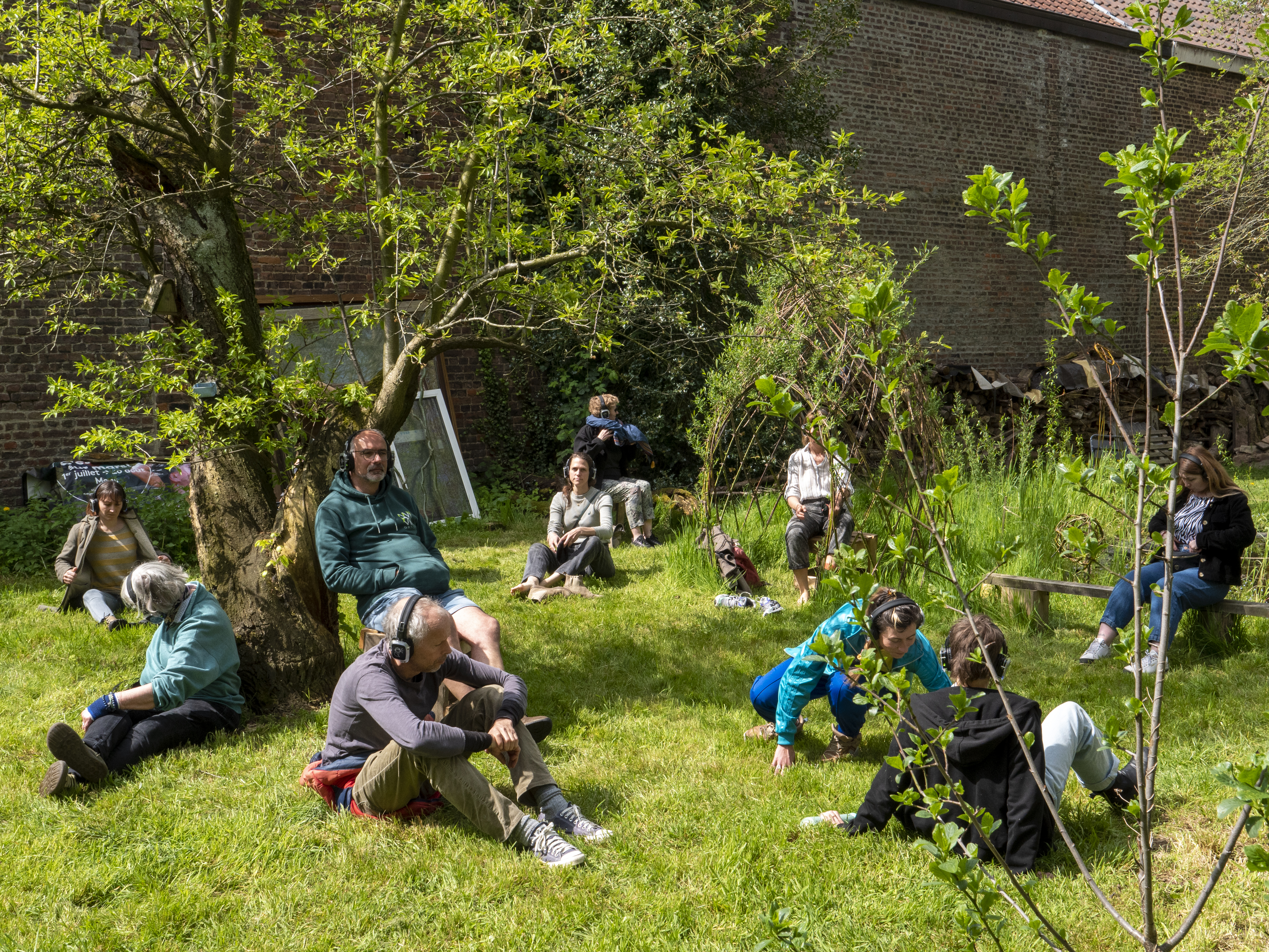 Dans le jardin